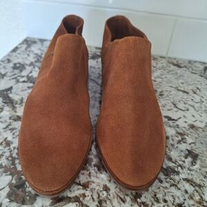 SAM Edelman Brown suede  Loafers  ankle  boots shoes size 7.5